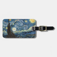 Tag da bagagem de Van Gogh - personalize-o!