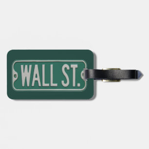 Etiqueta De Bagagem Tag da bagagem de Wall Street