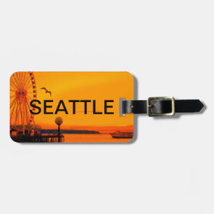 ETIQUETA DE BAGAGEM TAG DA BAGAGEM DO BEIRA-RIO DE SEATTLE