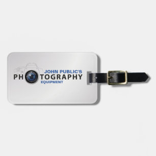 Etiqueta De Bagagem Tag da bagagem do equipamento da fotografia