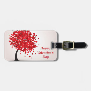 Etiqueta De Bagagem Tag da bagagem do feliz dia dos namorados com