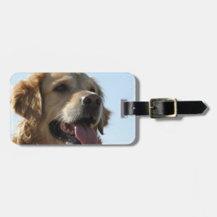Etiqueta De Bagagem Tag da bagagem do golden retriever