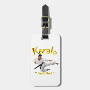 Etiqueta De Bagagem Tag da bagagem do karaté
