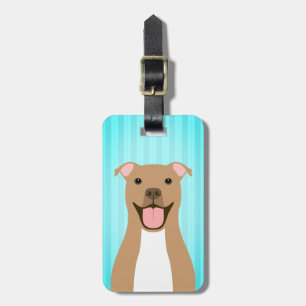 Etiqueta De Bagagem Tag da bagagem do pitbull