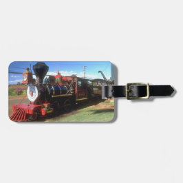 Etiqueta De Bagagem Tag da bagagem do trem do vapor