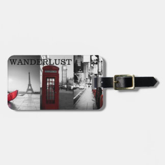 Etiqueta De Bagagem Tag da bagagem do Wanderlust