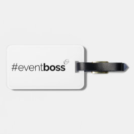 Etiqueta De Bagagem Tag da bagagem dos #eventboss