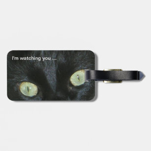 Etiqueta De Bagagem Tag da bagagem - olhos de gato de observação