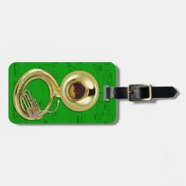 Etiqueta De Bagagem Tag da bagagem - Sousaphone - escolha a cor