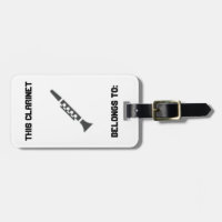 Tag de identificação do clarinete