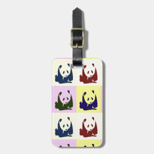 Etiqueta De Bagagem Tag de pop Art Baby Pandas
