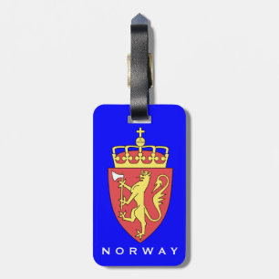 Etiqueta De Bagagem Tag do bagasje de Norge do Tag da bagagem de
