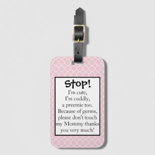 Etiqueta De Bagagem Tag do carrinho de criança do Preemie