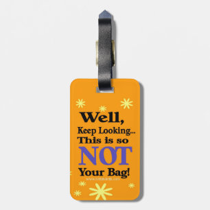 Etiqueta De Bagagem Tag engraçado da bagagem