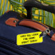 Etiqueta De Bagagem Tag engraçado da bagagem das citações para as (Front Insitu 3)
