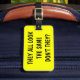 Etiqueta De Bagagem Tag engraçado da bagagem das citações para as (Front Insitu 2)