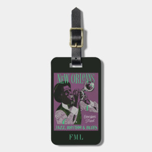 Etiqueta De Bagagem Tag feito sob encomenda da bagagem da música de