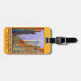 Etiqueta De Bagagem Tag feito sob encomenda da bagagem das viagens