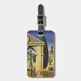 Etiqueta De Bagagem Tag feito sob encomenda da bagagem de Roma Italia