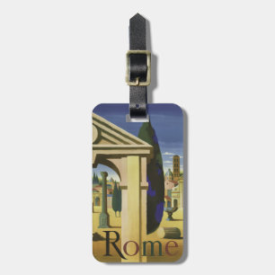 Etiqueta De Bagagem Tag feito sob encomenda da bagagem de Roma Italia