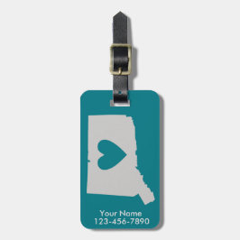 Etiqueta De Bagagem Tag feito sob encomenda da bagagem do estado de