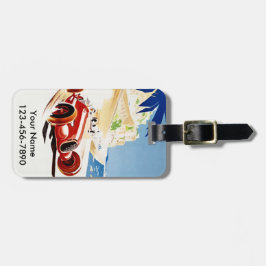 Etiqueta De Bagagem Tag feito sob encomenda da bagagem do viagem de