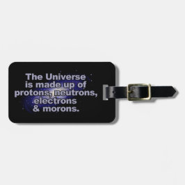 Etiqueta De Bagagem "Tag feito sob encomenda engraçado da bagagem do