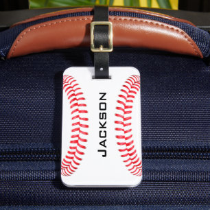 Etiqueta De Bagagem Tag feitos sob encomenda da bagagem do basebol