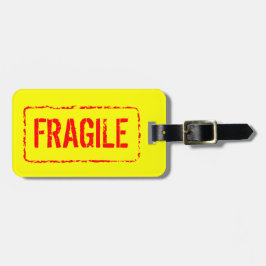 Etiqueta De Bagagem Tag frágil da bagagem para o saco e as malas de