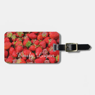Etiqueta De Bagagem Tag fresco vermelho personalizado da bagagem das