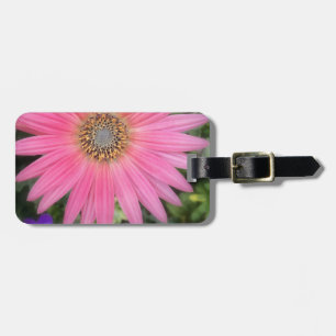 Etiqueta De Bagagem Tag Gerbera Daisy Lagguage rosa