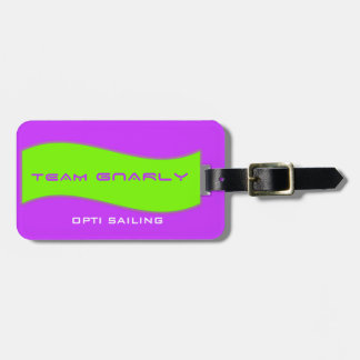 Etiqueta De Bagagem Tag Gnarly do saco da engrenagem da equipe