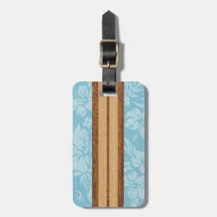 Etiqueta De Bagagem Tag havaianos da bagagem da praia do por do sol