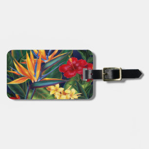 Etiqueta De Bagagem Tag havaianos da bagagem do paraíso tropical