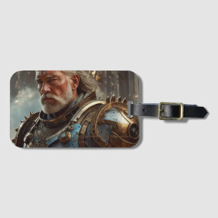 Etiqueta De Bagagem Tag Maiestosa Regal Steampunk King LuBags