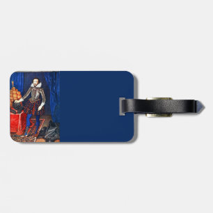 Etiqueta De Bagagem Tag medieval da bagagem do retrato
