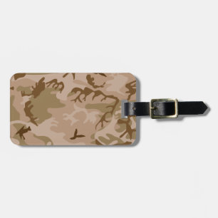 Etiqueta De Bagagem Tag personalizado camuflagem da bagagem da areia