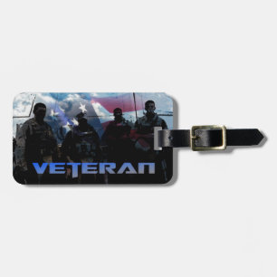 Etiqueta De Bagagem Tag personalizado do veterano e da bagagem da