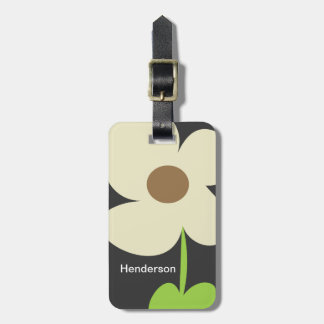 Etiqueta De Bagagem Tag personalizado margarida da bagagem do zen