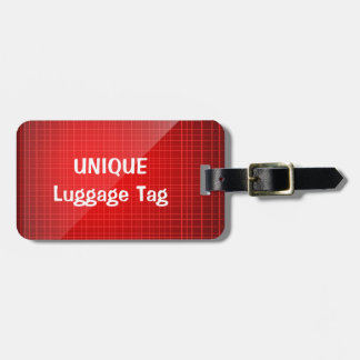 Etiqueta De Bagagem Tag personalizado original vermelho da bagagem