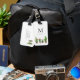 Etiqueta De Bagagem Tag Potted da bagagem do monograma dos Succulents (Front & Back)