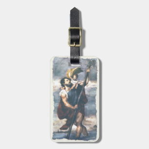 Etiqueta De Bagagem Tag seguro do saco do viagem de St Christopher!