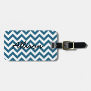 Etiqueta De Bagagem Tag Trendy Chevron