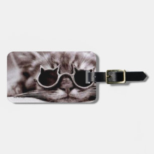 Etiqueta De Bagagem Tag vivo da bagagem do gato o mais fresco