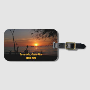 Etiqueta De Bagagem Tamarindo Sunset Respirante