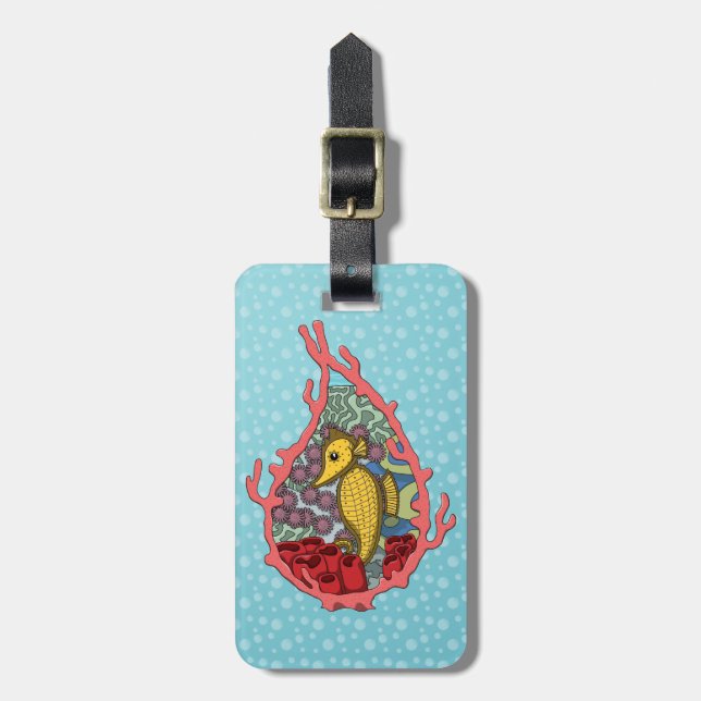 Etiqueta De Bagagem Tanga a etiqueta da bagagem do cavalo (Frente Vertical)