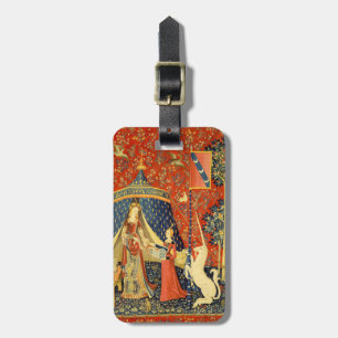 Etiqueta De Bagagem Tapeçaria Medieval Lady e O Unicórnio: Arte France