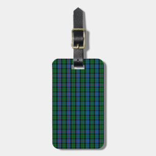 Etiqueta De Bagagem Tartan de Morrison do clã