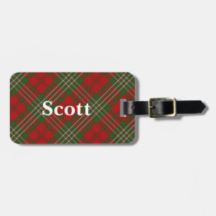Etiqueta De Bagagem Tartan velho de Scott do clã do Scotsman