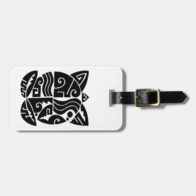 Etiqueta De Bagagem Tartaruga do Sudoeste (Frente Horizontal)